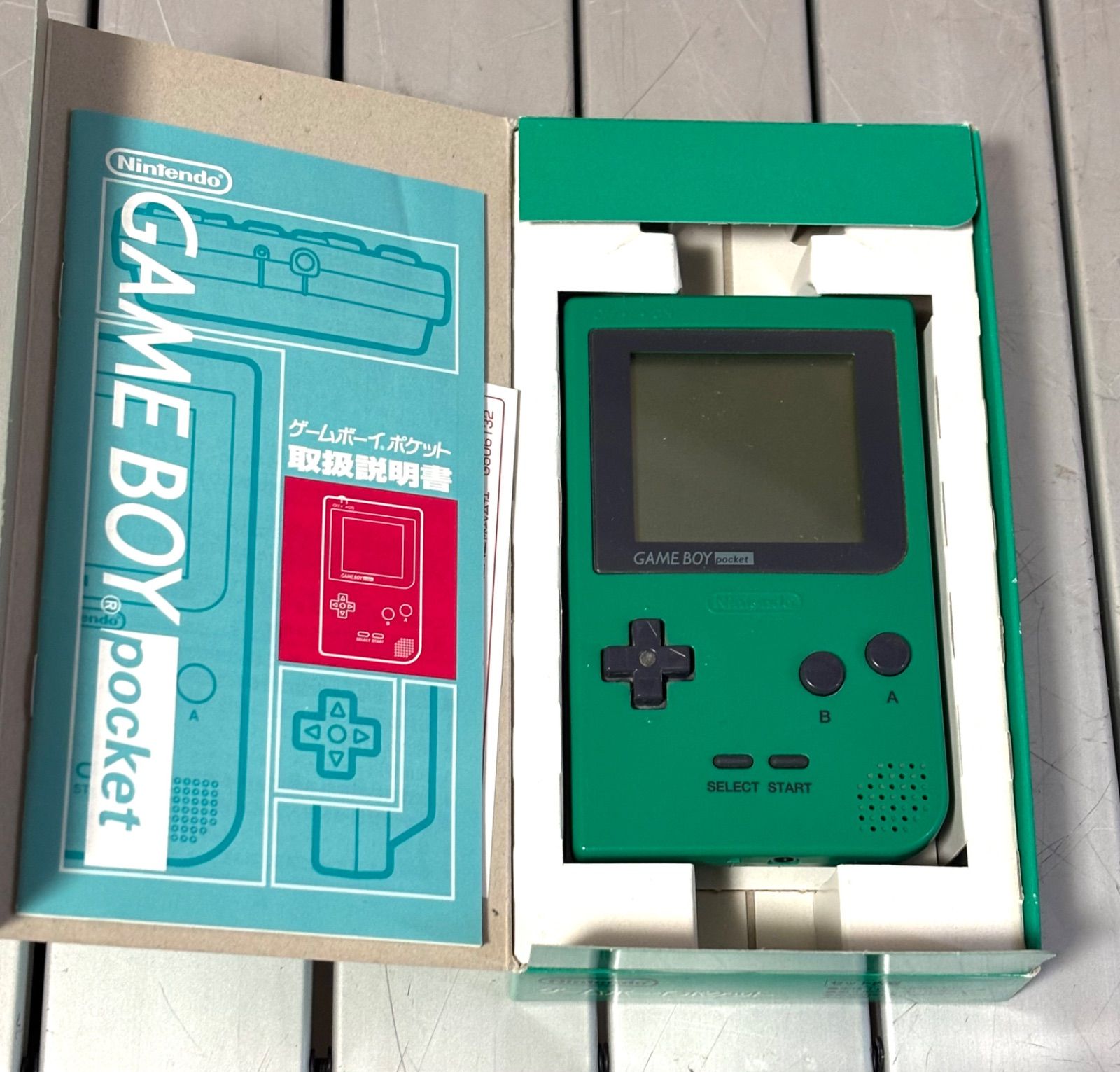 Nintendo ゲームボーイポケット グリーン ※動作確認済み 起動確認済み