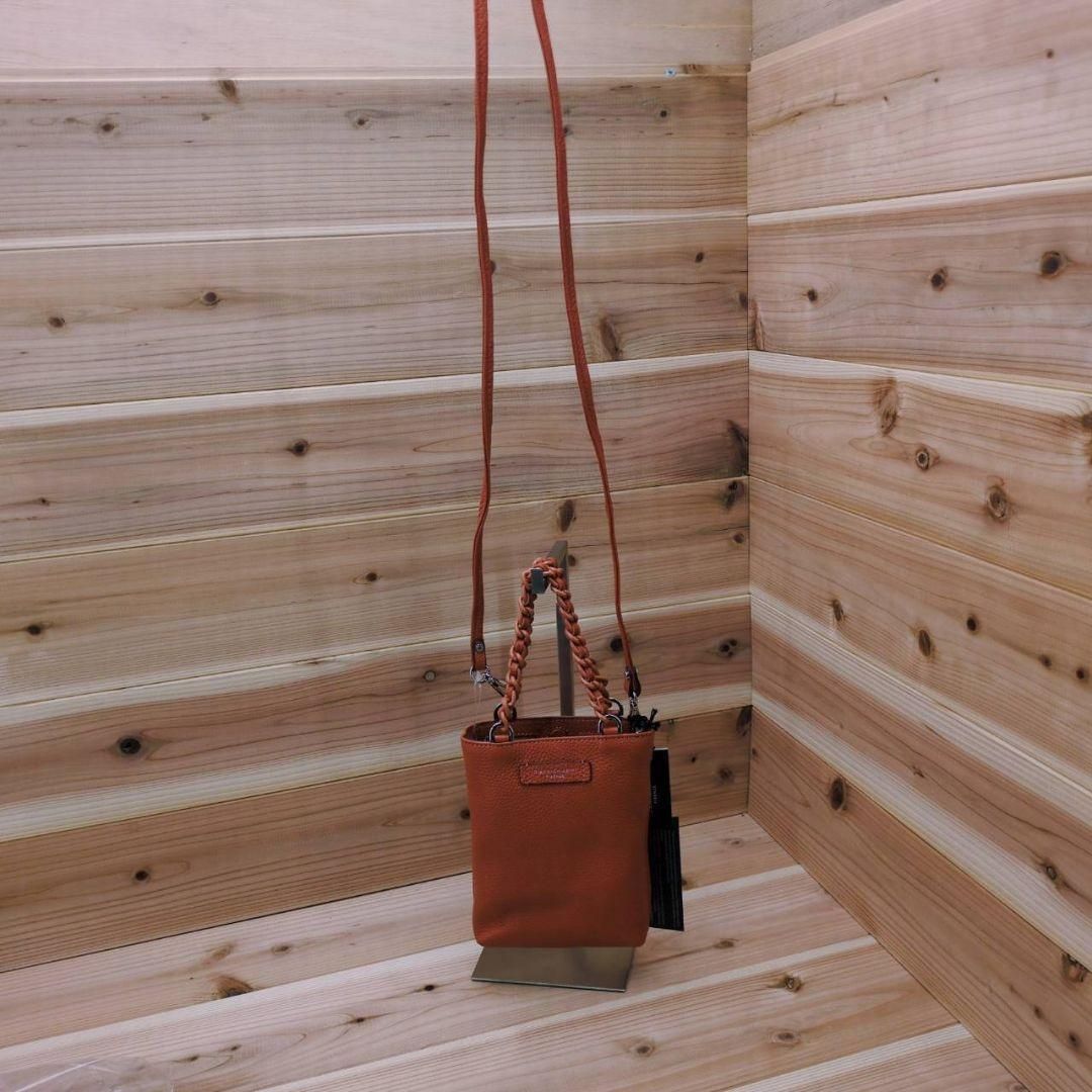 GIANNI CHIARINI オレンジ ショルダーバッグ カミッラ イタリア 新品 