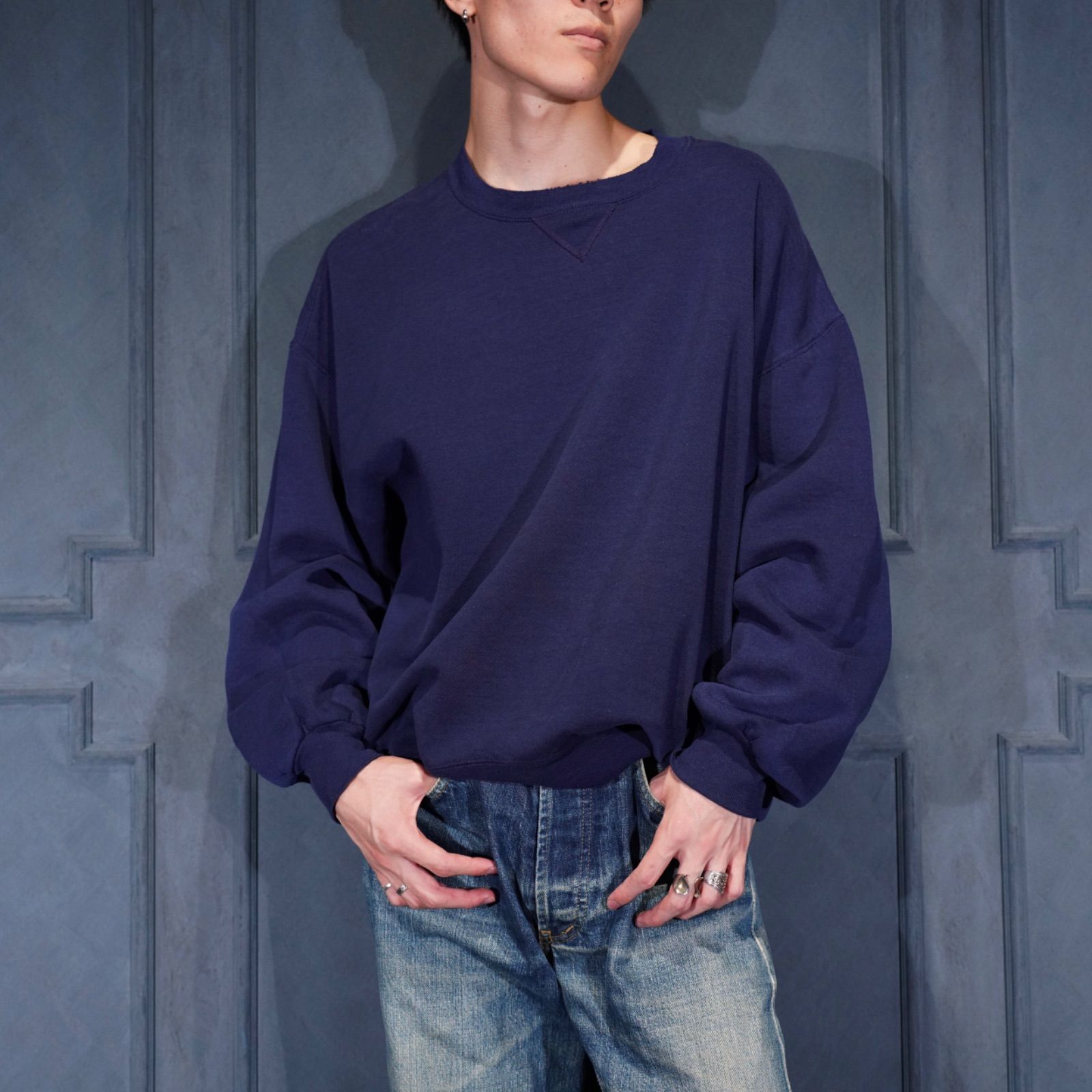 専用 90 s USA VINTAGE RUSSELL ATHLETIC PLANE DESIGN SWEAT SHIRT MADE IN USA 90年代アメリカ古着ラッセルプレーンデザインスウェット アメリカ製