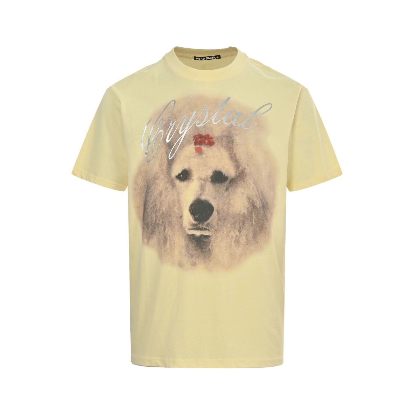 Acne Studios 動物プリント 半袖Tシャツ 今日特価】Acne Studios ドッグプリント半袖 - メルカリ