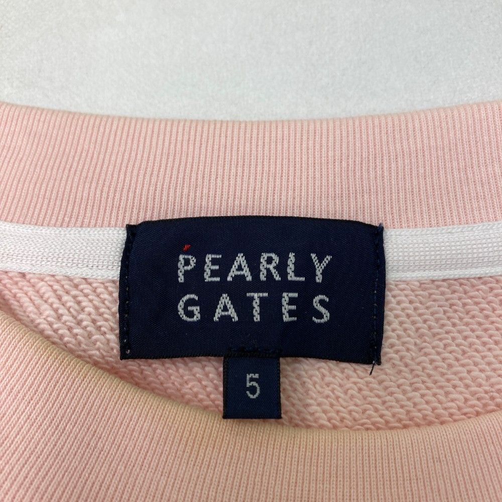サイズ：5 PEARLY GATES パーリーゲイツ スウェット 長袖トレーナー