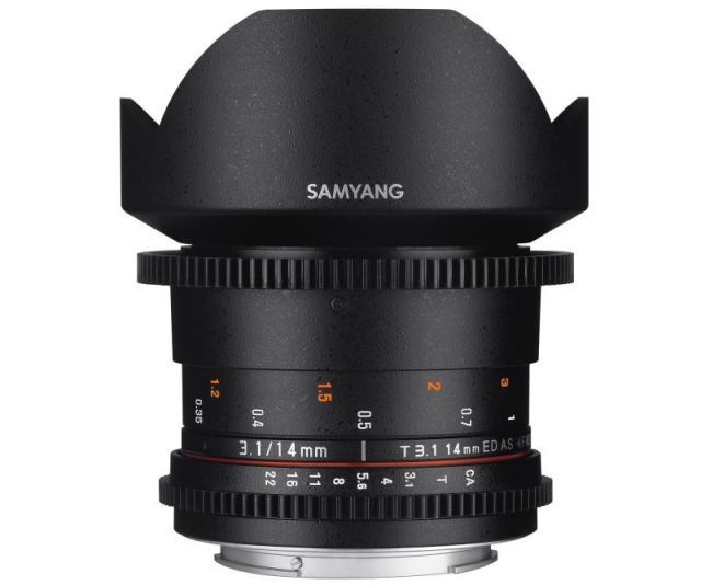 サムヤン SAMYANG 14mm T3.1 VDSLR ED AS IF UMC VERSION II