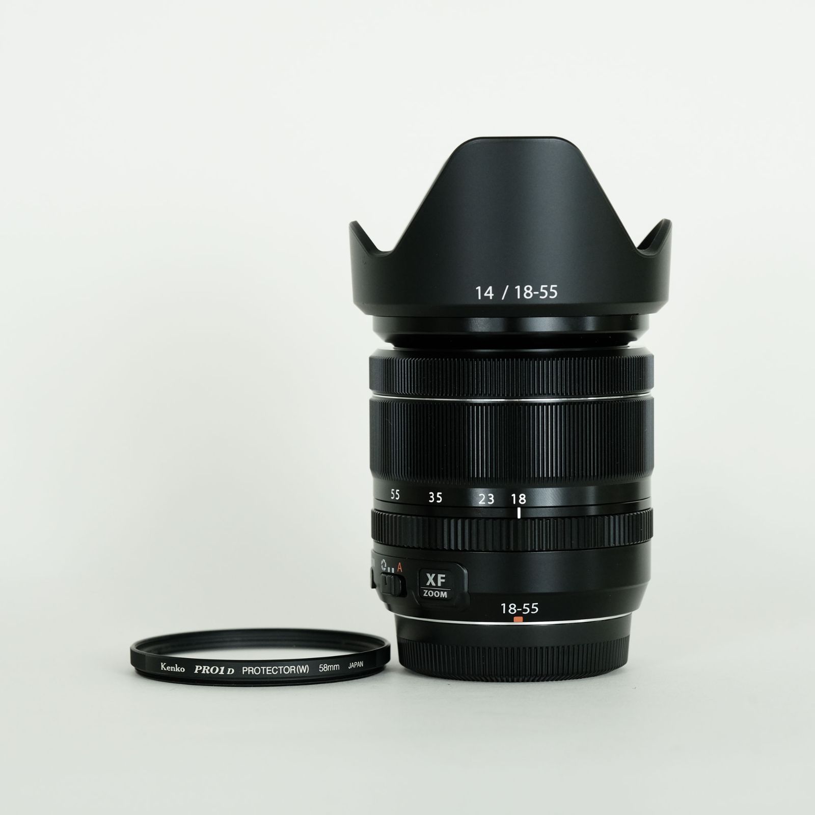 美品｜フィルター付] FUJIFILM XF18-55mmF2.8-4 R LM OIS / 富士 