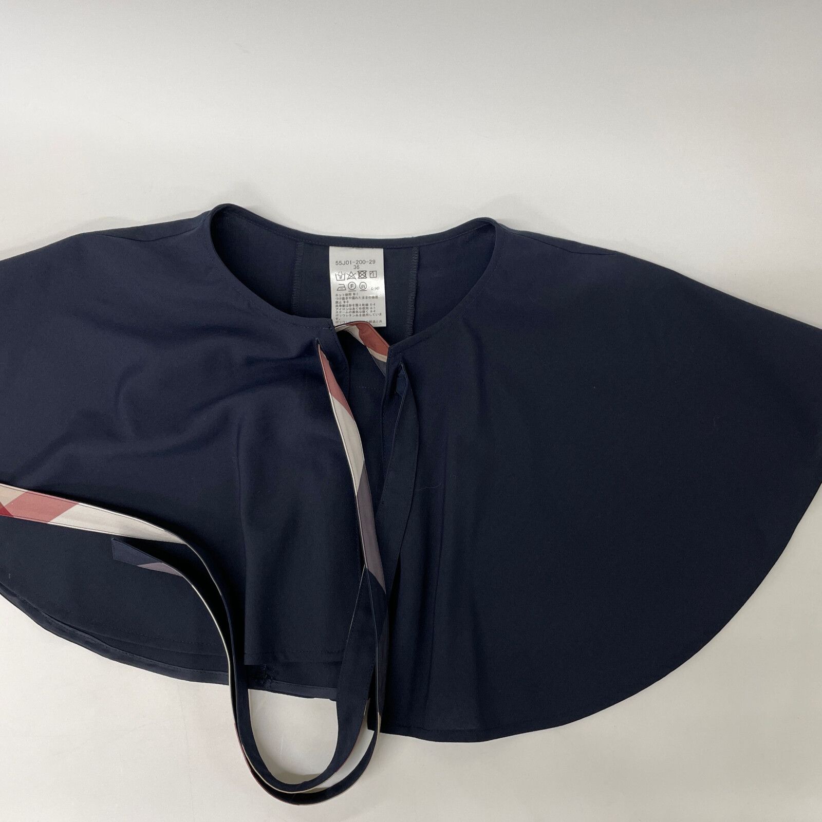 リバーシブルケープBLUE LABEL CRESTBRIDGE ブルーレーベル BLUE LABEL CRESTBRIDGE ブルーレーベルクレストブリッジ