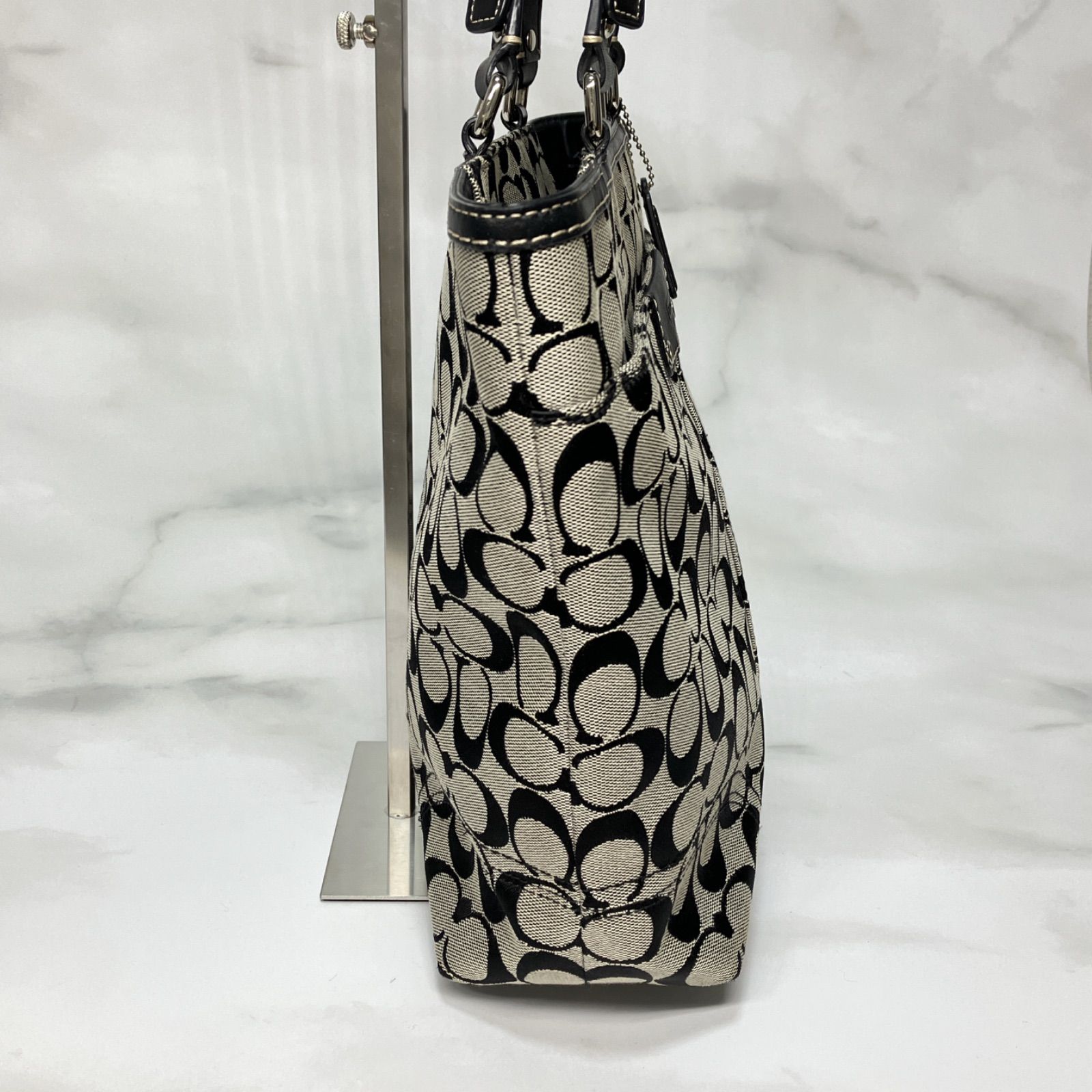 COACH コーチ トートバッグ シグネチャー キャンバス レザー A4