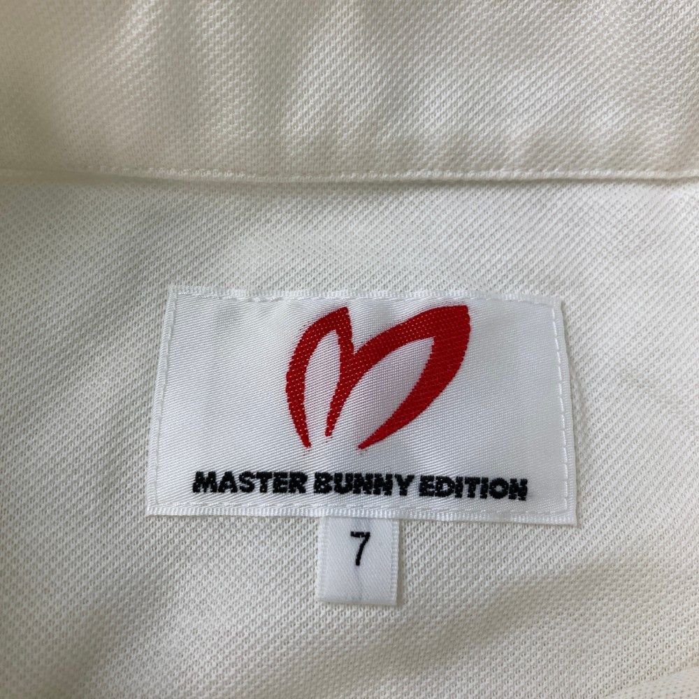 BUNNY EDITION MASTER マスターバニーエディション サイズ:7 マスターバニー 良好◇MASTER ハーフパンツ 長袖ハイネック ゴルフウェア 半袖 サイズ:7 サイズ7 ホワイト モックネック |