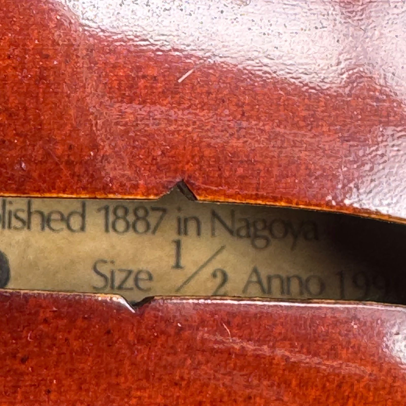 鈴木バイオリン製造 No.280 1/2サイズ バイオリン ケース・弓・肩当て