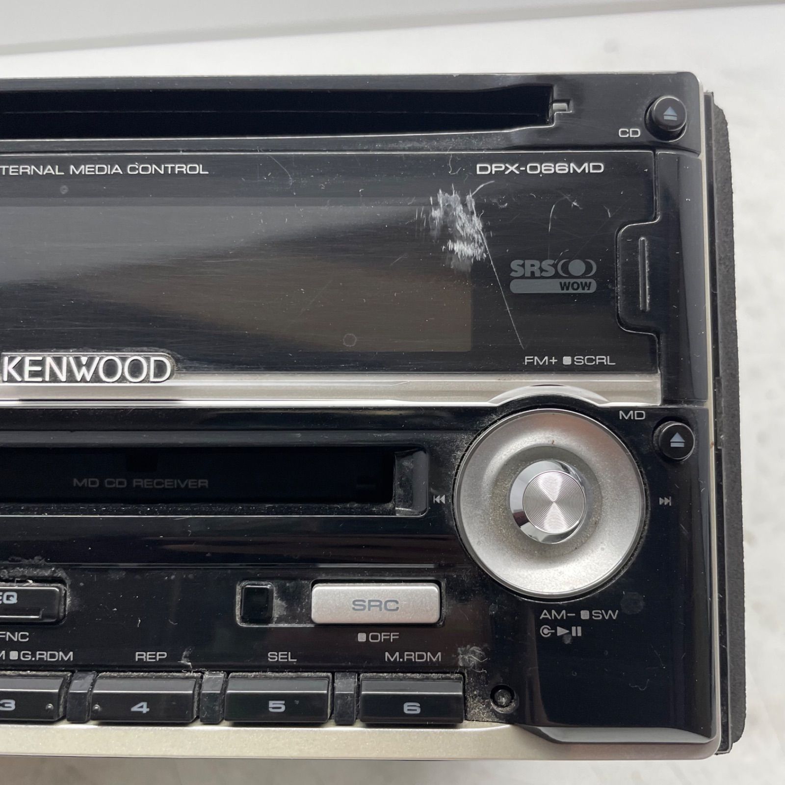 CD/MDプレイヤー(KENWOOD) Kenwood Mini Stereo System Cd Player Md Recorder Hi-Fi Audio