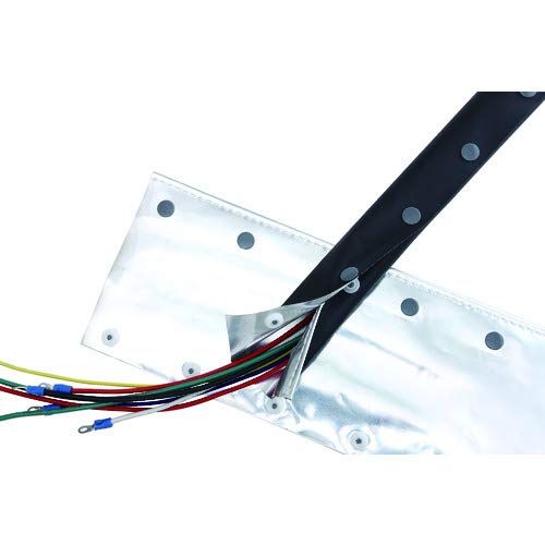 新品 TRUSCO(トラスコ) 電磁波シールド結束チューブ ホックタイプ 205m