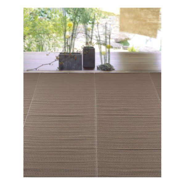 【新品】萩原  ハギハラ 洗えるい草風カーペット ライアン 江戸間10帖 約435×352cm ブラウン 18912690 (2582889)