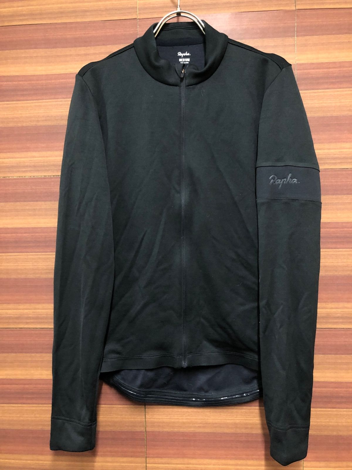 IN735 ラファ Rapha CLASSIC LONG SLEEVE JERSEY 長袖 サイクルジャージ 黒 M