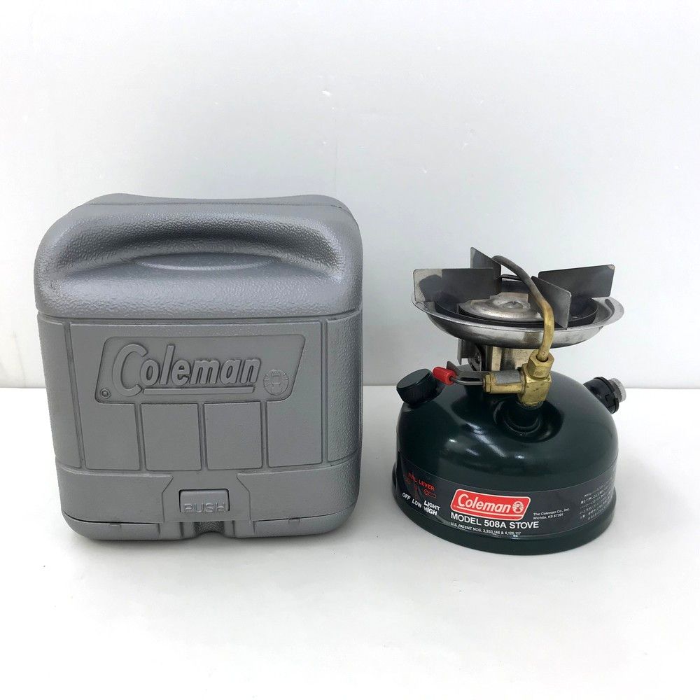 Coleman コールマン 508A STOVE ストーブ シングルバーナー ケース付き 長期保管動作未確認 - メルカリ