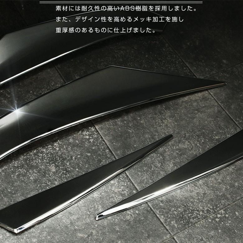 セット商品 アルファード30系 アイライン2Pとヘッドライトアンダーライン4P 25-26 シェアスタイル カスタム パーツ BRIGHTFACE_UK