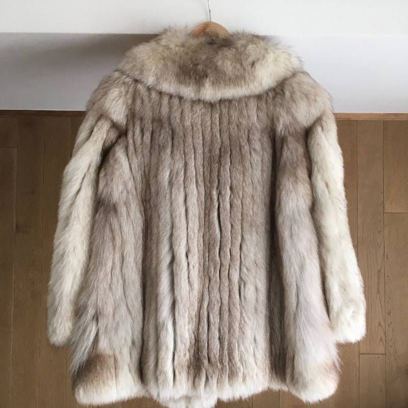 2025新作☆大人気！ EMBA エンバ ブルーフォックス ファーコート コート