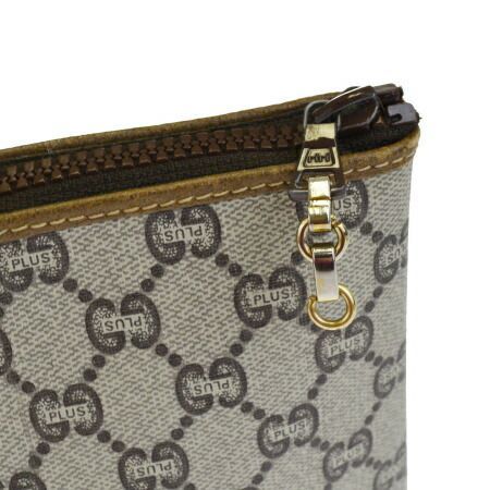 中美品 グッチプラス GUCCI PLUS ポーチ クラッチバッグ セカンド