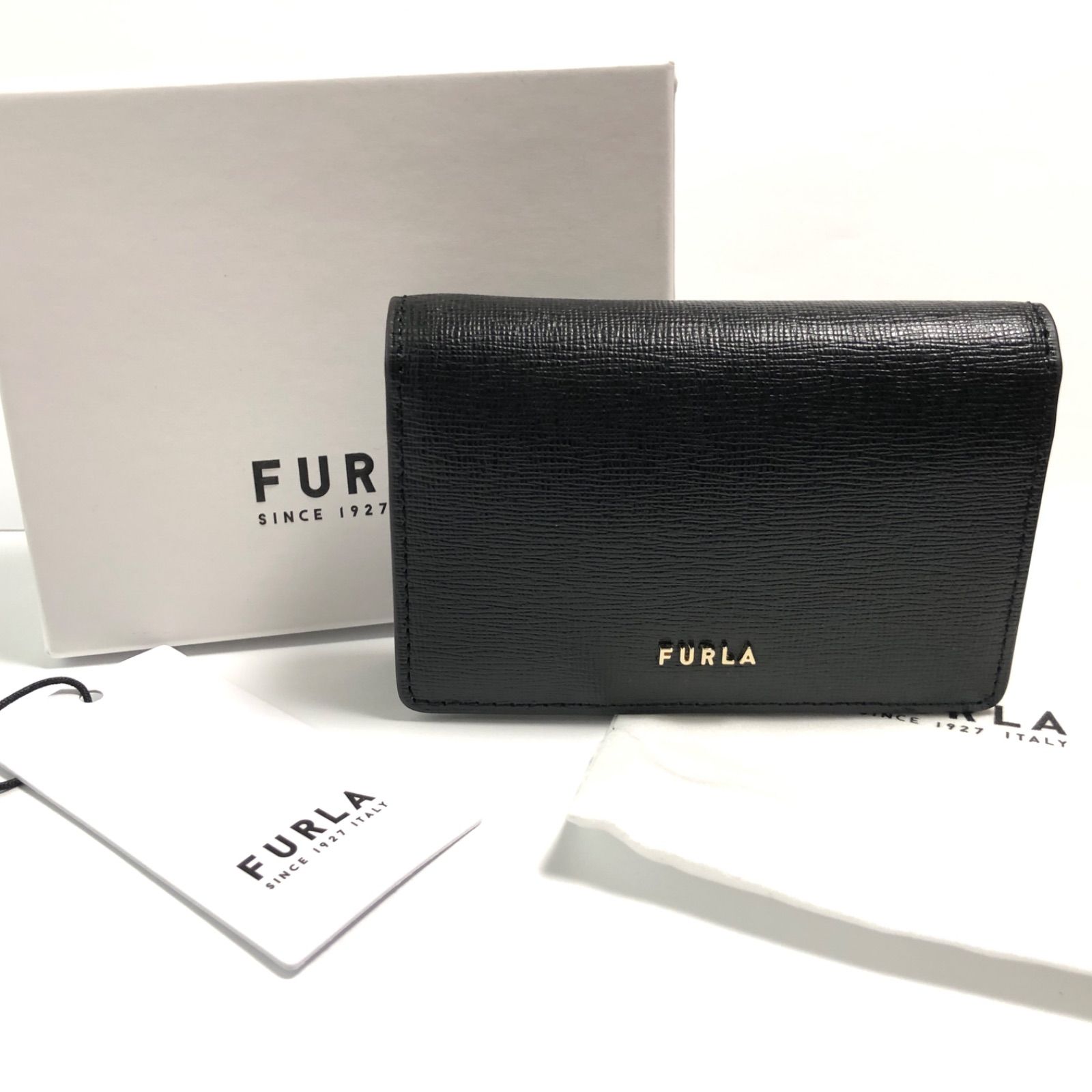 未使用 FURLA フルラ カードケース ブラック レザー ケース - メルカリ