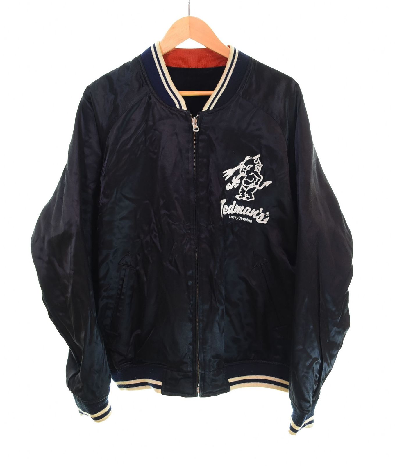テッドマン TEDMAN スカジャン 別珍 リバーシブルDevil Motors Hot 