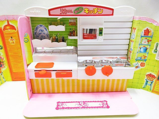 当時物 旧タカラ TAKARA リカちゃんのおりょうりキッチン 家具