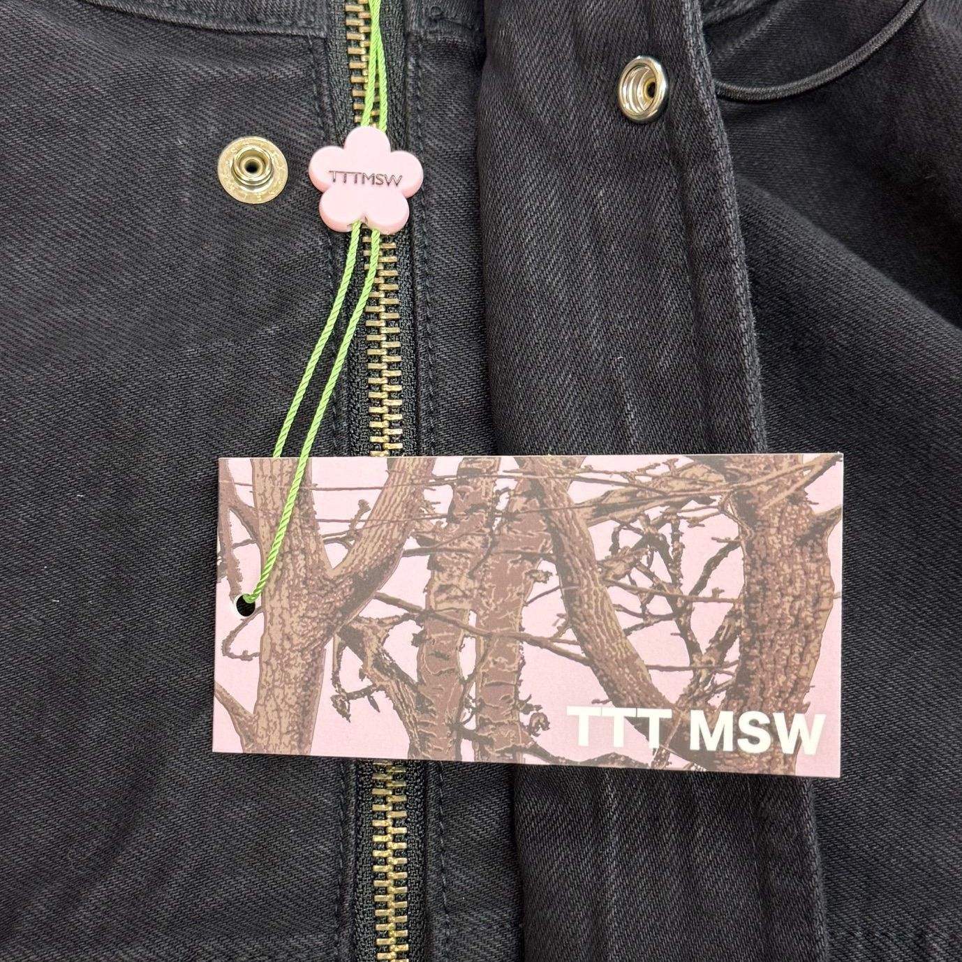 参考上代110000円 未使用品 TTT MSW 24SS Hooded denim jacket