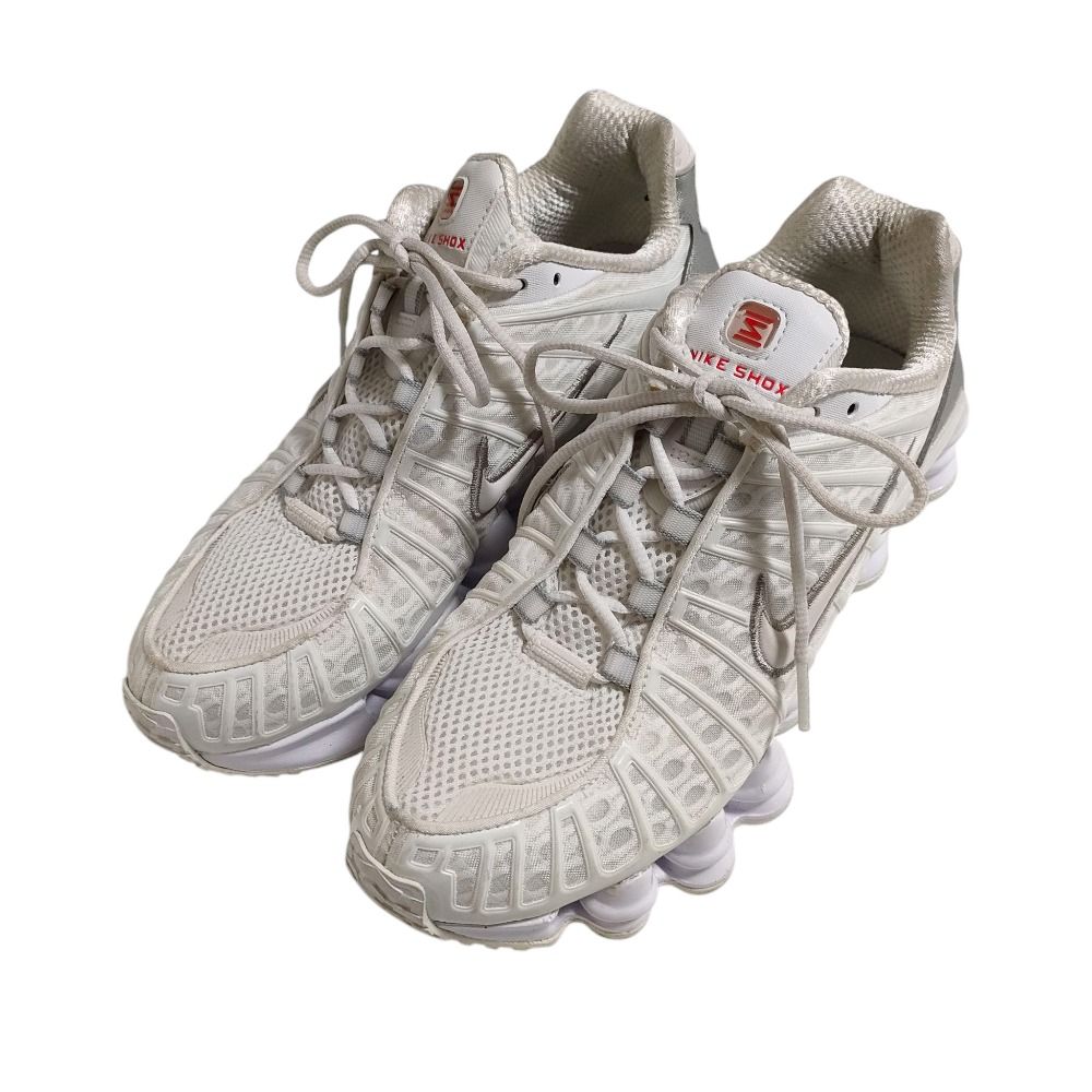 NIKE ナイキ W SHOX TL ウィメンズ ショックス TL ローカット スニーカー シューズ AR3566-100 25.5cm ホワイト レディース 古着