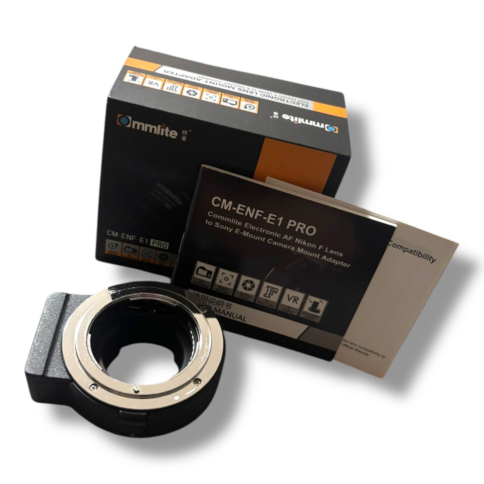 Commlite レンズマウントアダプター CM-ENF-E1 最高 PRO [管理番号1725