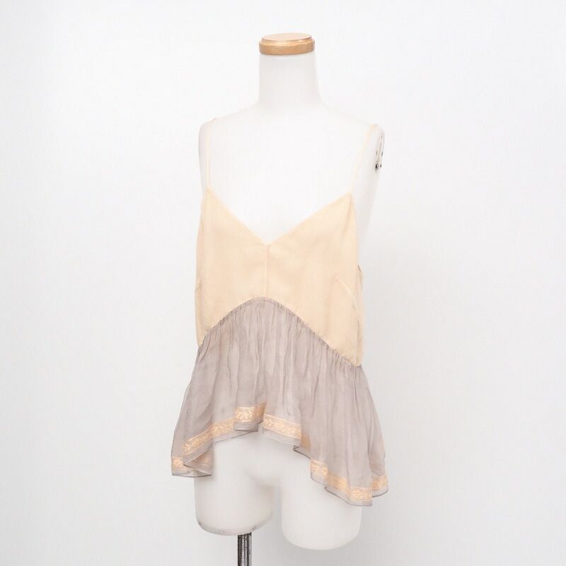 □美品□CHLOE クロエ シルクシフォン チュニック プルオーバー □美品□CHLOE クロエ シルクシフォン チュニック プルオーバー