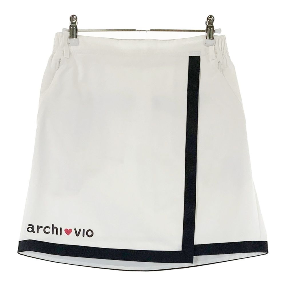 サイズ：38 ARCHIVIO アルチビオ 裏地付スカート ホワイト系