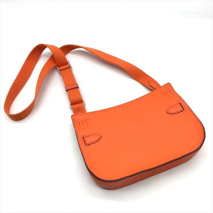 保管品 HERMES エルメス ジプシエール ミニ エバーカラー オレンジ P  