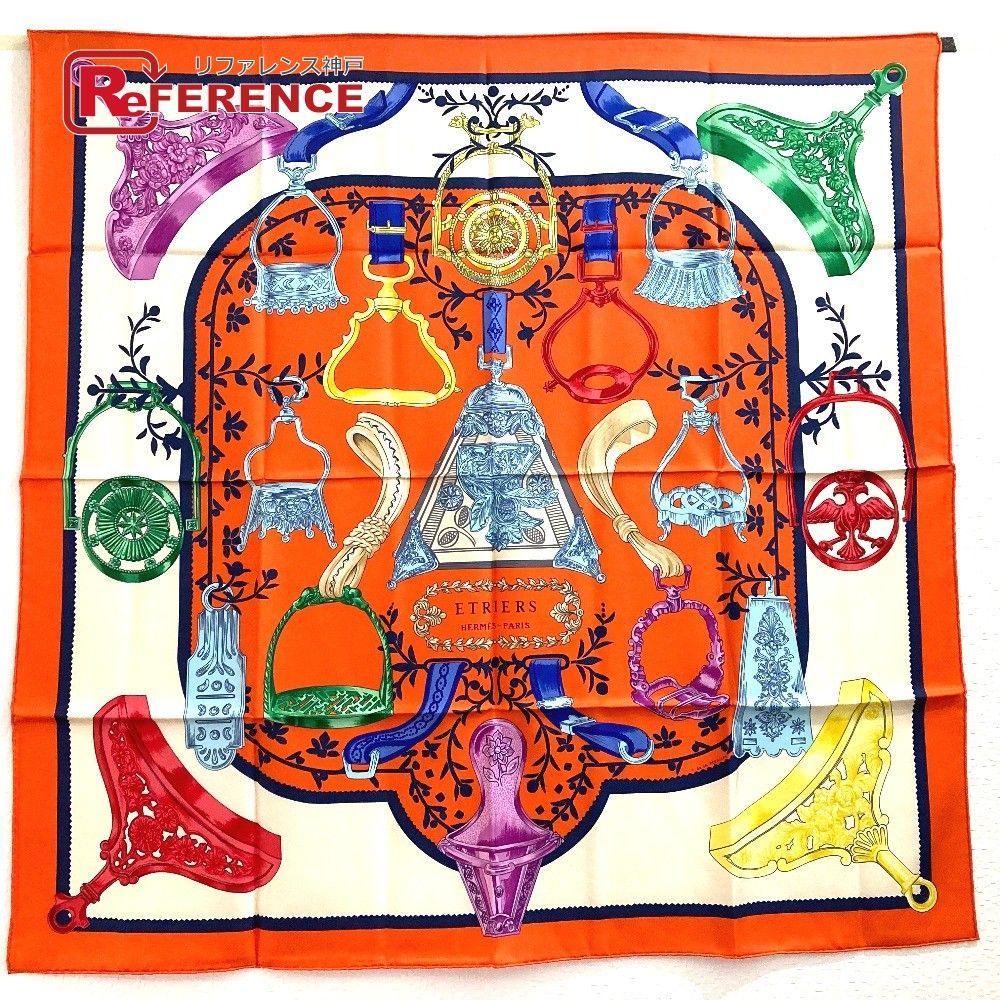 エルメス 鎧・リミックス カレ90 ストール プレゼント スカーフ シルク