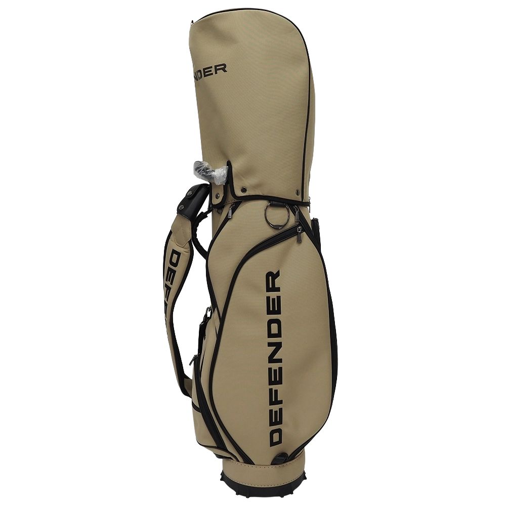 ♥品 LAND ROVER DEFENDER カートタイプ キャディバッグ 5分割 ベージュ ディフェンダー ランドローバー メンズ 5L|J06314|KCT22|