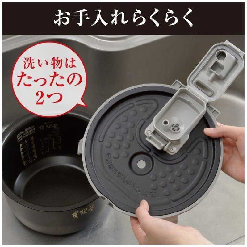 ♥ 未開梱 三菱 MITSUBISHI 炊飯器 5.5合 炭炊釜 IH 黒曜 NJ-VP10G-B WWW_KANDAIZUMI_COM