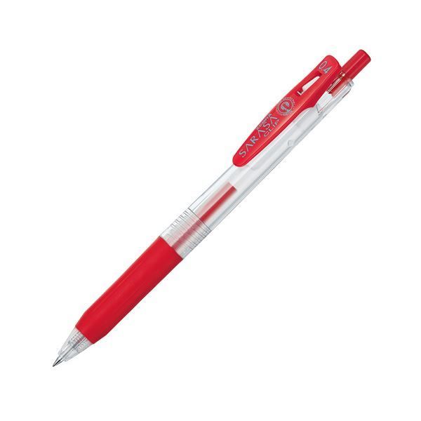 (まとめ）ゼブラ サラサクリップ 0.4mm JJS15-R 赤 10本【×5セ