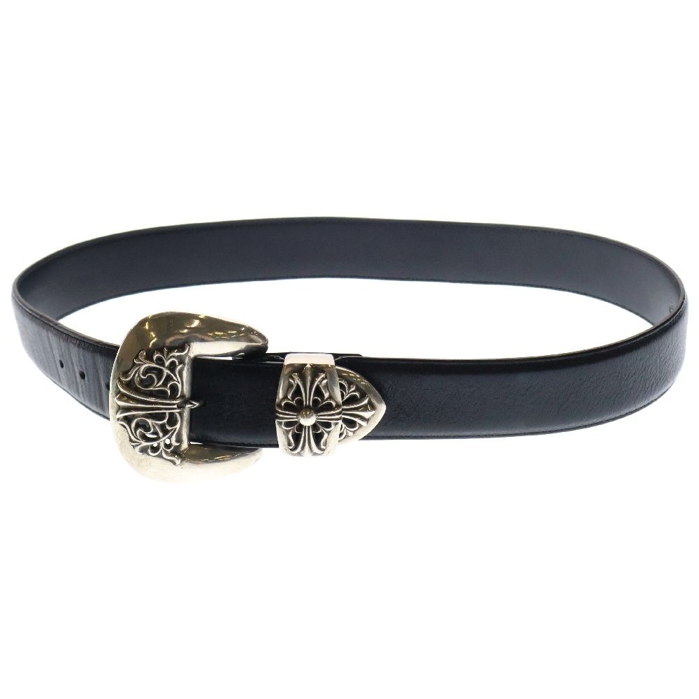 クロムハーツ BLT CLASSIC 3PC/クラシック3PC レザーベルト CHROME HEARTS 3PC Classic Leather Belt Size 32 Inch クロム