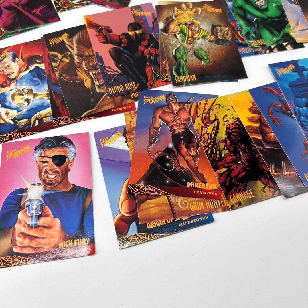 スパイダーマン トレーディングカードセット MARVEL スパイダーマン マーベル トレーディングカード まとめ セット