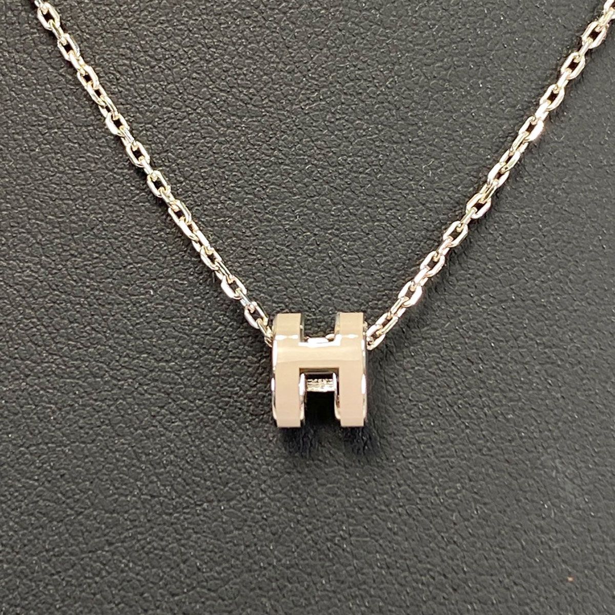 HERMES エルメス ミニポップH ネックレス マロングラッセ