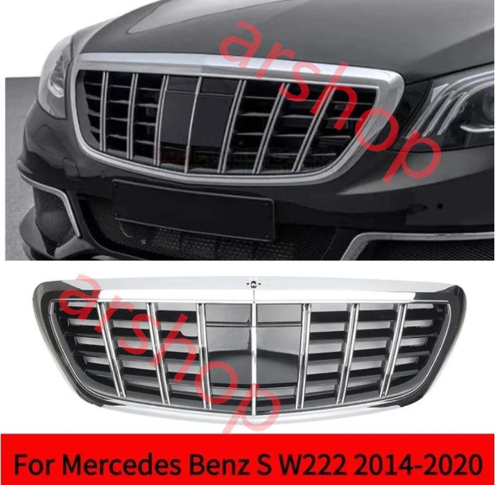 メルセデスベンツ　Ｗ２２２　Ｓクラス　前期　純正　フロントグリル　メッキ　Ａ２２２　８８０　０４　０８　８３ w222 グリルの通販