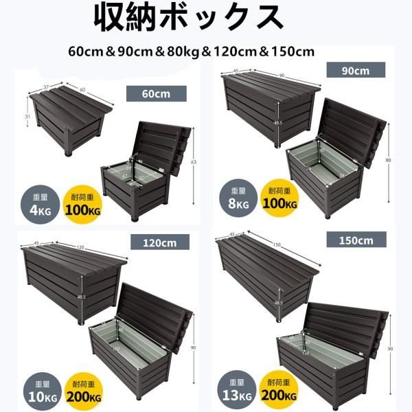 物置 屋外収納ボックス 収納庫 アルミ カラー鋼製 ベンチストッカー ストッカー 屋外収納庫 ゴミ箱 収納ベンチ 大容量 収納ケース 鍵付き 屋外 収納ボックス