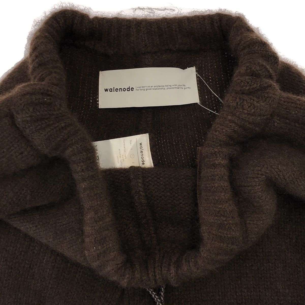 walenode ウェルノード 22AW WAGAMAMA TOKYO別注 ヤクウールニット 