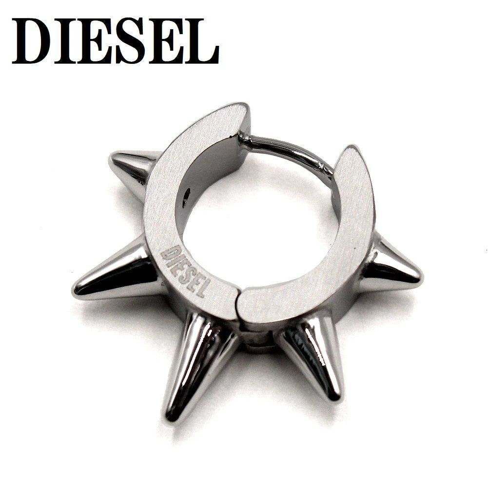 ディーゼル DIESEL DX1450040 ピアス シングル おしゃれ 片耳用 メンズ シルバー