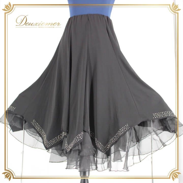 社交ダンス 衣装 スタンダード スカート レッスンウェア 練習着