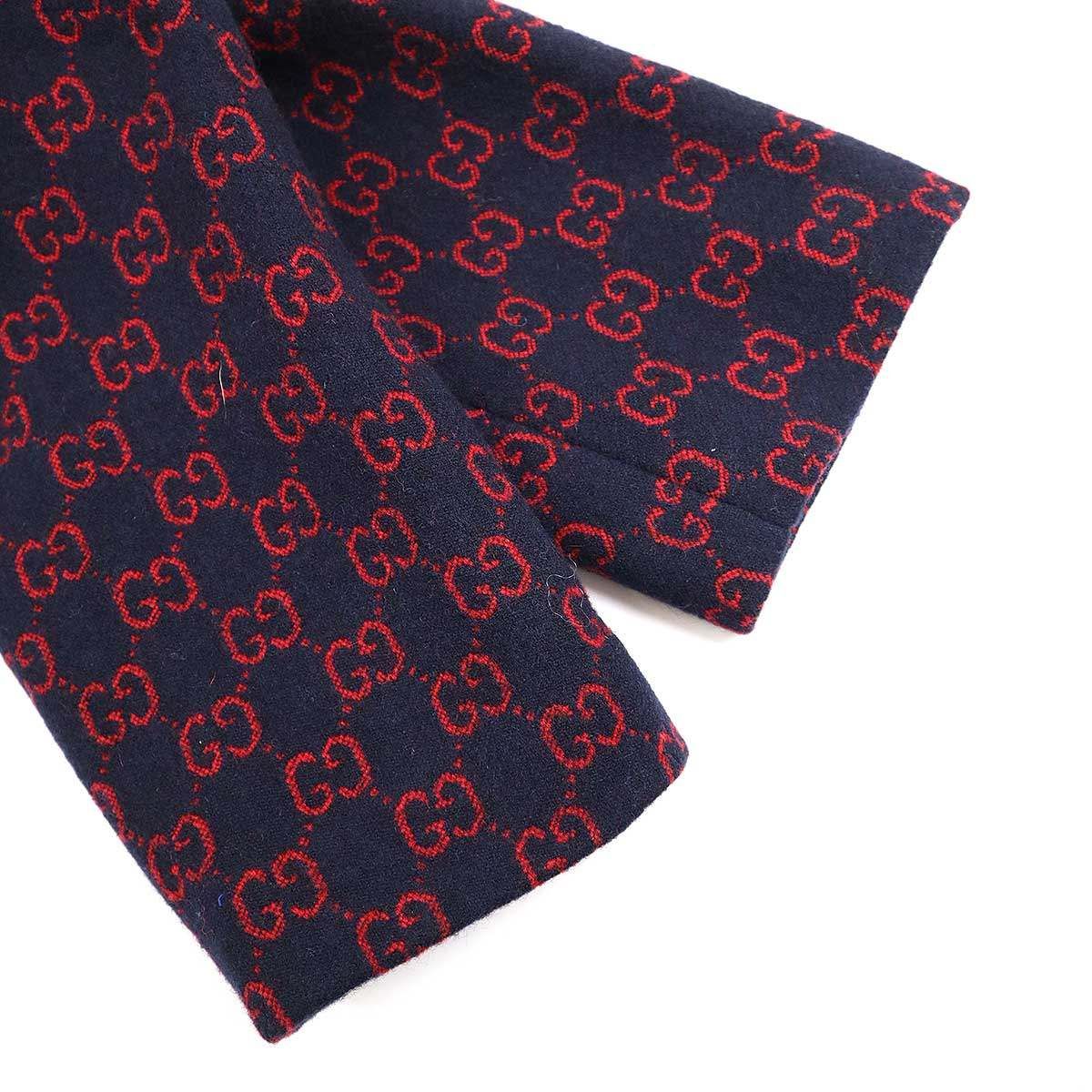 GUCCI グッチ 20SS GGジャガードチェスターコート 597911 ネイビー