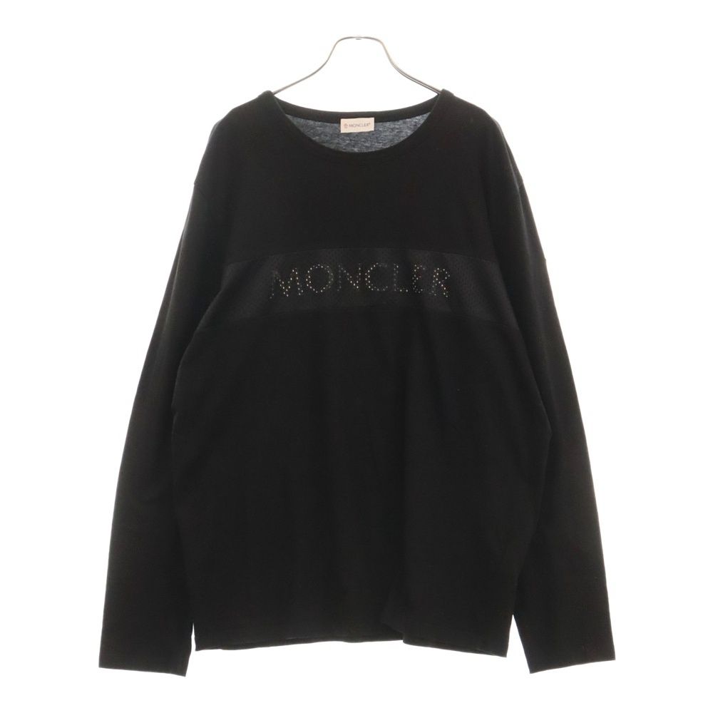 美品 MONCLER モンクレール マグリア ロゴ ロンT ブラック 美品