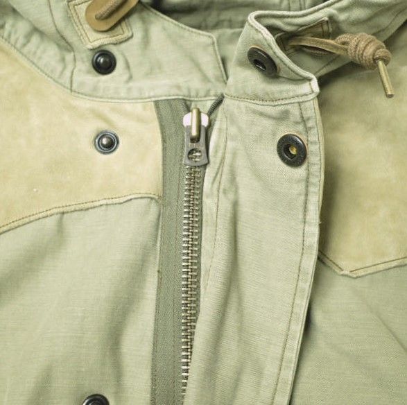 RRL レザーヨーク サティーン パーカーM未使用24AW