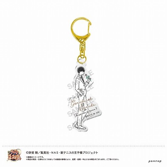 新テニスの王子様　スクエアアクリルキーホルダー テニスの王子様 平等院 鳳凰 スクエアアクリルキーホルダー