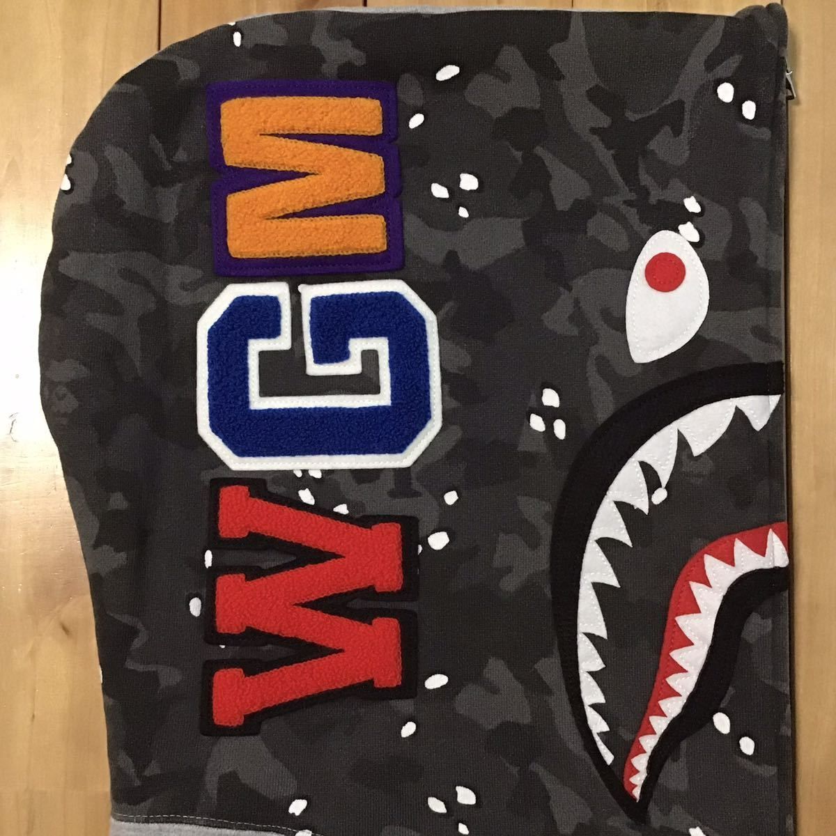 ☆XL☆ STUSSY × BAPE シャーク パーカー shark full zip hoodie