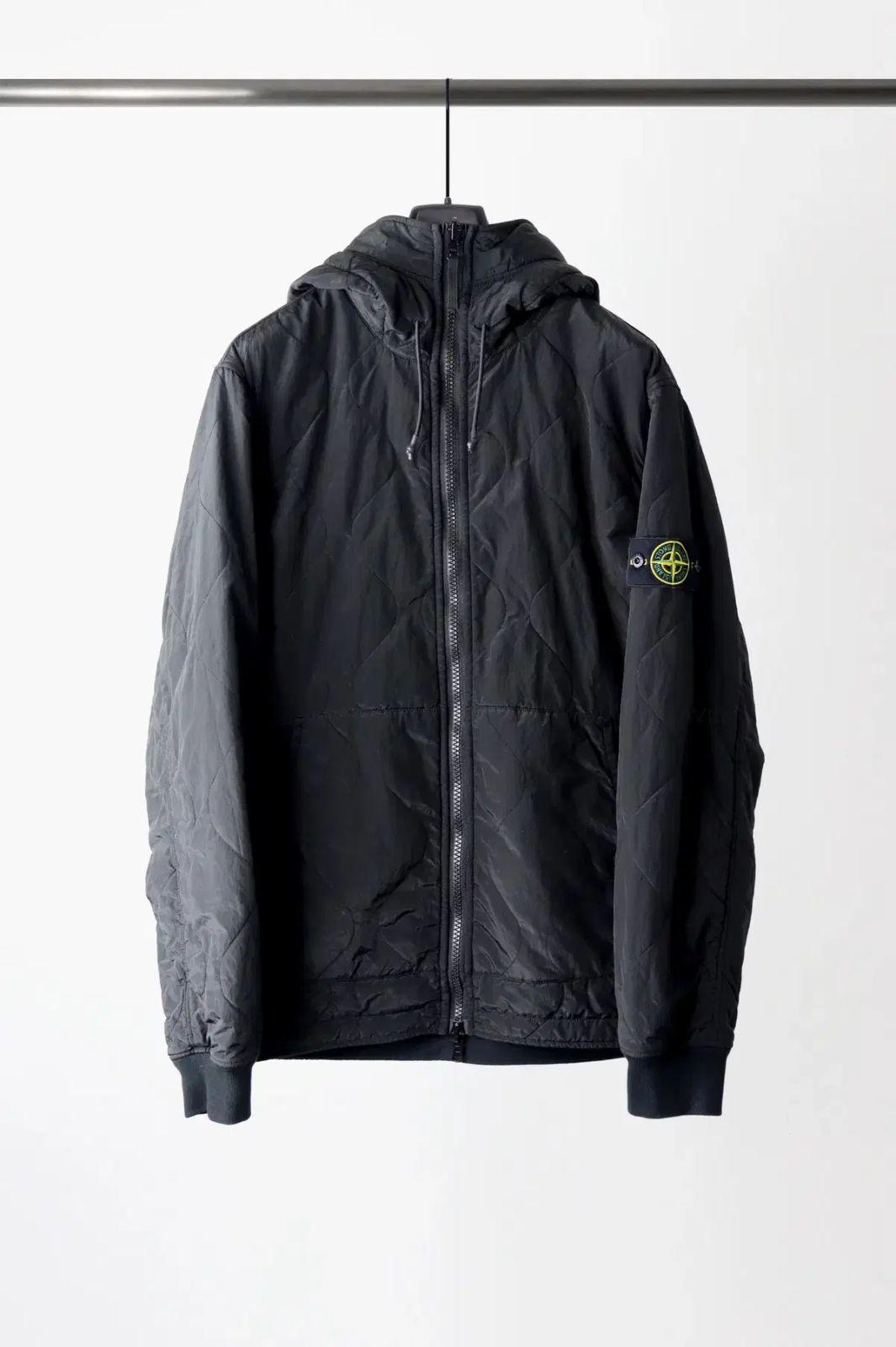STONE ISLAND ストーンアイランド ナイロンメタル リバーシブル ジャケット 黒 XL