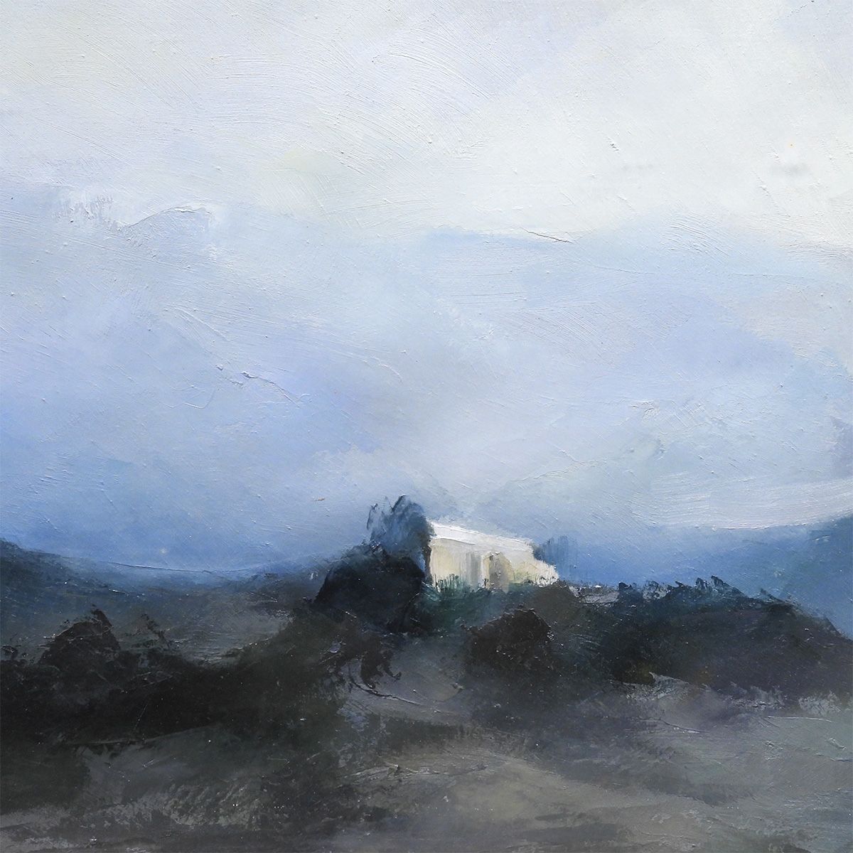 油彩15号 風景画