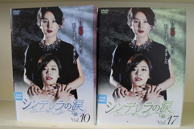 DVD シンデレラの涙 全17巻 ※ケース無し発送 レンタル落ち Z3H150