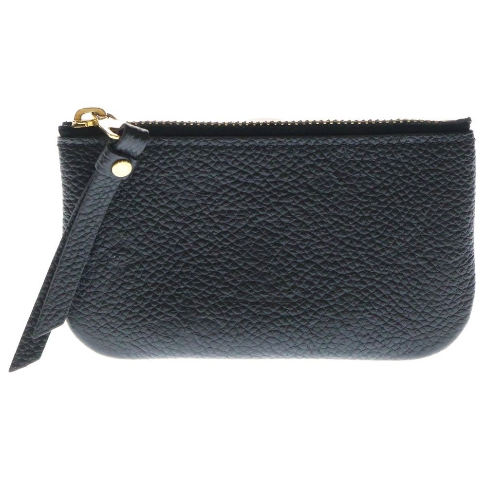 LOUIS VUITTON ルイヴィトン モノグラムアンプラント ポシェットクレ ポーチ バッグチャーム 小物入れ ゴールド金具 ブラック レザー M80879