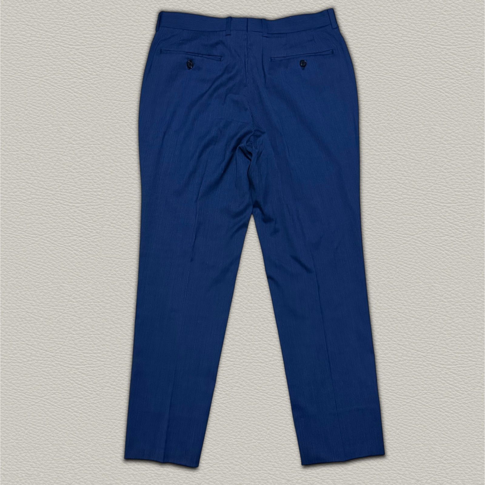 【美品】BEAMS HEART ビームスハート スーツ ストライプ ネイビー46 BEAMS HEART ビームスハート スーツ ストライプ ネイビー 46